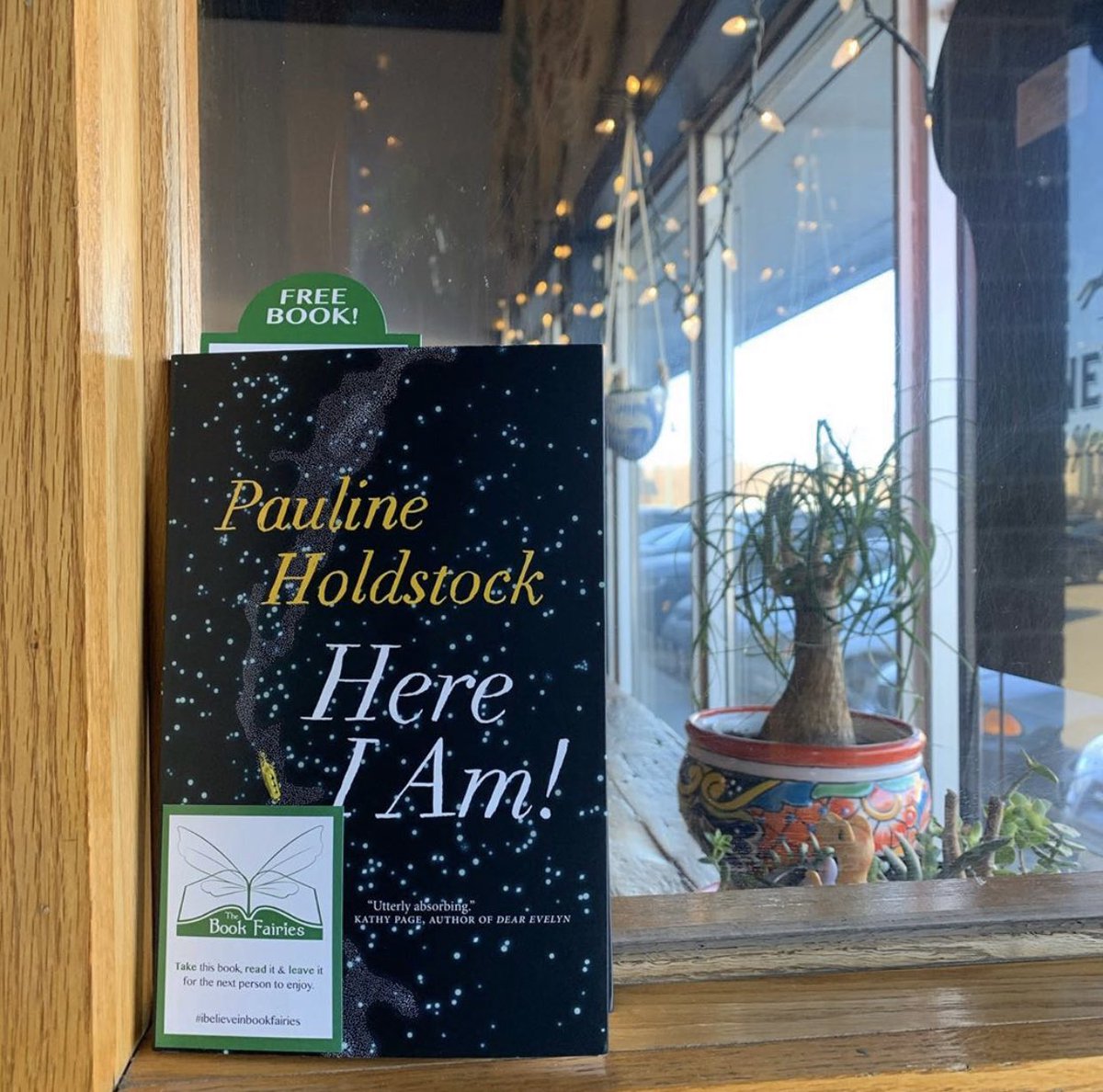 bookfairiessask's tweet photo. It’s quite chilly out today. Head on down to @stones_throwYQR for a warm beverage and lookout for a copy of Here I Am! by Pauline Holdstock left by our #minibookfairy Zoe
@PaulineHoldstoc
#ibelieveinbookfairies #WheresFrankie #FindFrankie #HereIAm #tbfhereiam https://t.co/KlSiR0CRi9