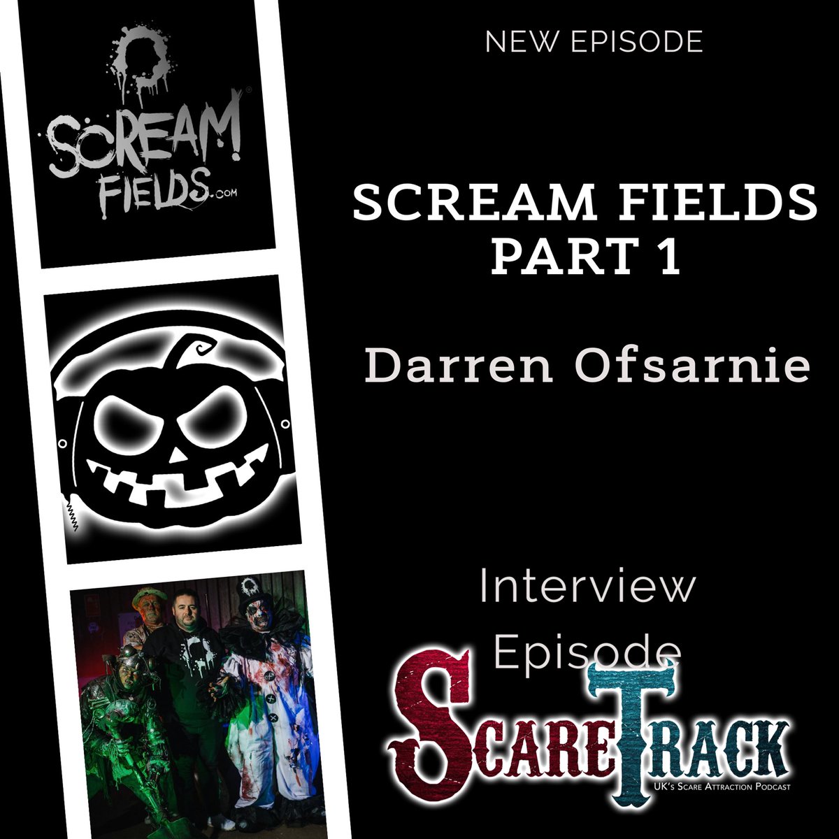 🎧NEW PODCAST EPISODE OUT NOW

<a href="/ScreamFieldsUK/">Scream Fields</a> PART ONE 
Interview with Darren 

Click the link below or listen on any podcast platform. 

scaretrack.podbean.com/e/scaretrack-s… #haunt #scare #maze #podcast