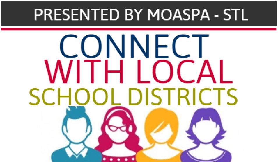 MOASPA Career Fair this Saturday, 2/22 from 9:30 AM- 12:30 PM at Parkway Central High School.  Explore employment options for certified and classified staff.