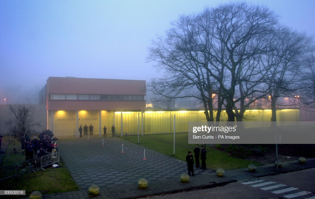 The trial was held at a specially constructed courthouse for the Scottish High Court of Justiciary at Camp Zeist in the Netherlands, thought of as "neutral territory." The site was a former U.S. Air Force base in Utrecht. 94/ Photo: Getty Images