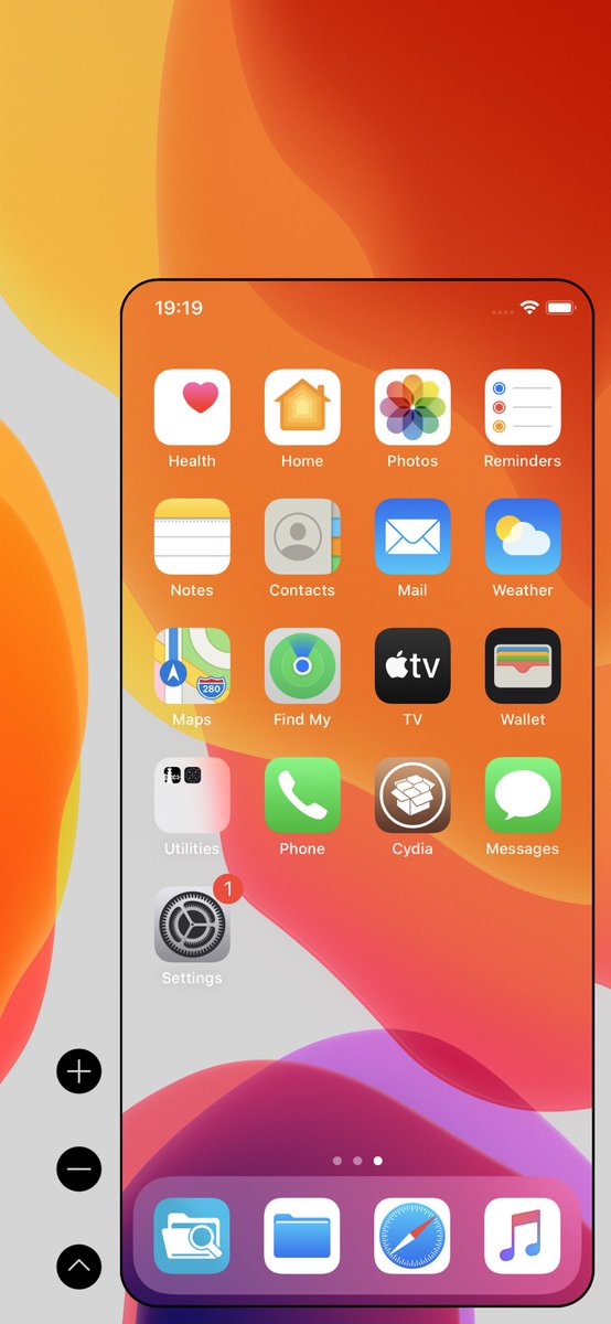 sharedRoutine's tweet photo. While working hard on #springtomize I also updated another Tweak of mine: @onehandwizard 2 for iOS 13! Grab it now on the @packixrepo for $1.99 for a limited time. https://t.co/IL6M8ZgEF6. Provides true one hand use for your iPhone. https://t.co/bXbPMczTgf