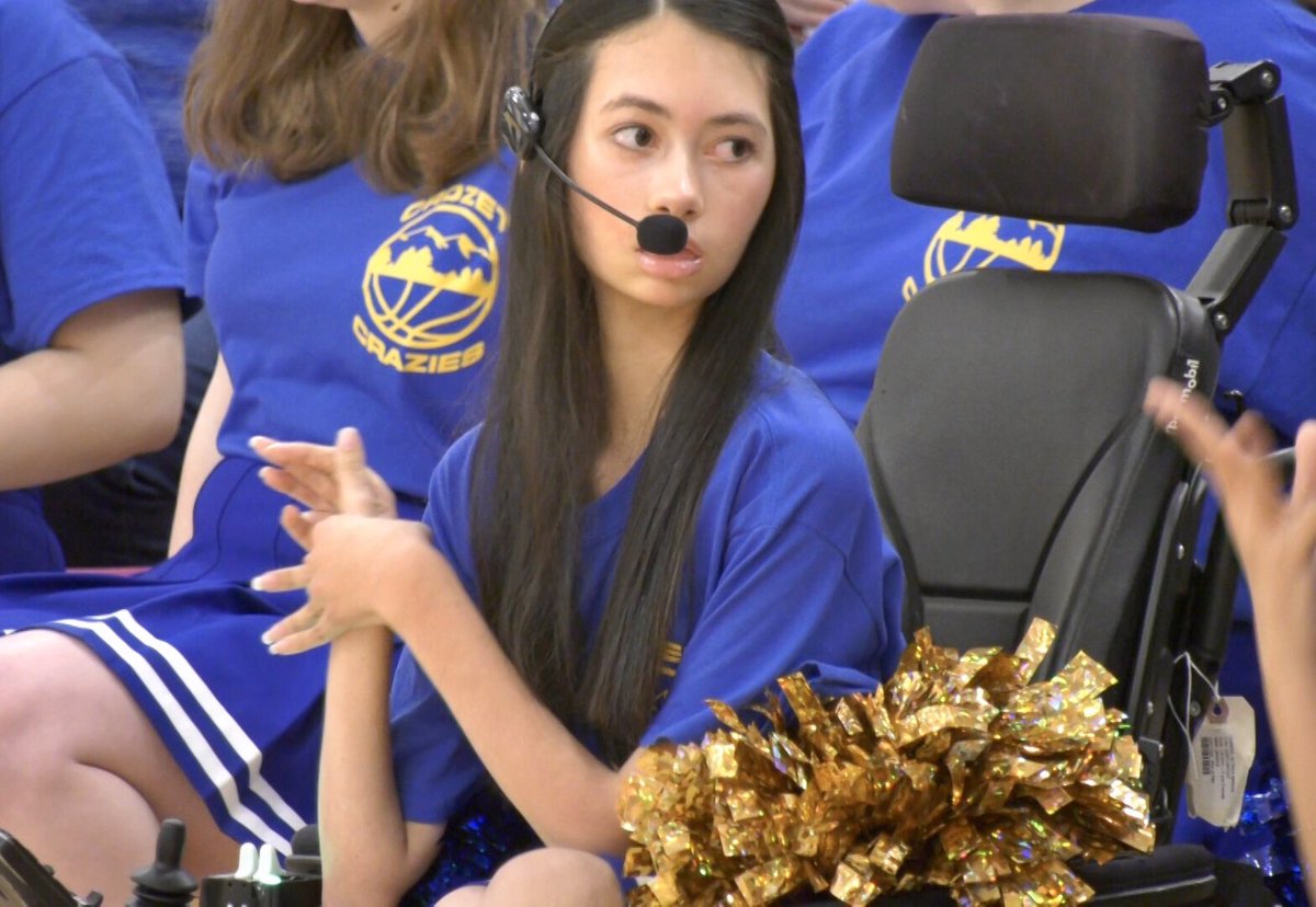 Alyssa Farkas. You are an inspiration to me. 

The freshman #cheerleader is adjusting to High School. Anytime I have an excuse I think of her. Tune in TONIGHT at 6pm &amp; 11pm on <a href="/NBC29/">Big Bill Hell</a> to watch her moving story. <a href="/WAHSSports/">Western Albemarle HS Athletics</a>