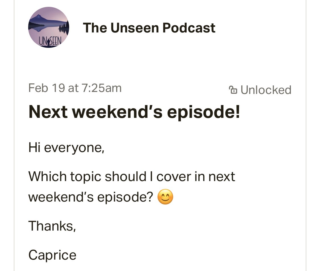 New poll out now for Patrons to choose the topic of next week’s episode! Let me know your thoughts over there 😊 #truecrime #podcasts #podernfamily #britpodscene #patreon