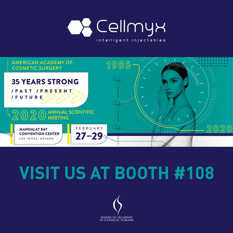 Cellmyx's tweet photo. Find us at Booth #108 at @AACS_News Annual Scientific Meeting in Las Vegas. We can't wait to show you our latest innovations!⁣⁣

#AACS2020 #AACSWomen #cosmeticsurgery #cellmyx #intellifat #fatcollection #fatgraft #fattransfer #acquicell #brazilianbuttlift #liposuction #BBL https://t.co/zfPqOvMsPx
