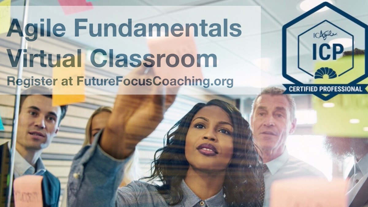 FutureFocusCD's tweet image. “Great host, brilliant online facilitator and clearly knowledgeable about both coaching and agile.” More reviews at futurefocuscoaching.org. #agilefundamentals #AgileLeaderCoaching #agile #agilemindset @ICAgile