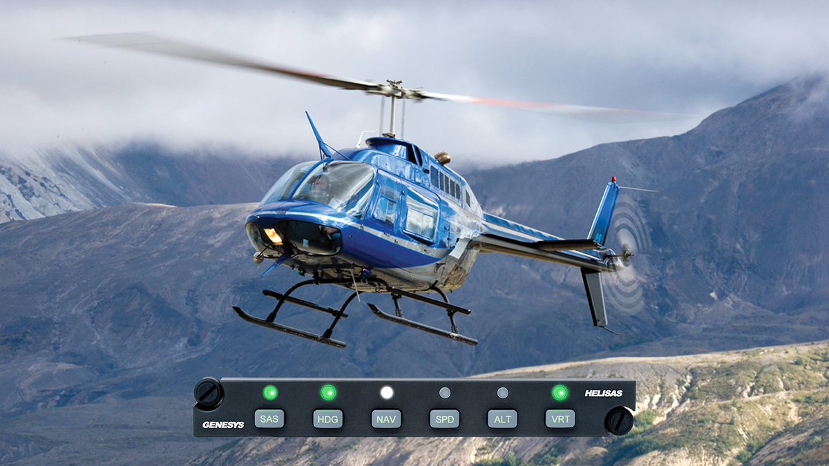 MoogAvionics's tweet photo. HeliSAS is the leading autopilot for light and medium rotorcraft, combining stability and autopilot functions to increase pilot confidence and allow you to focus on your destination.

#HeliSAS #Helicopers #Autopilots #HEMS https://t.co/w5DrkBZmuR