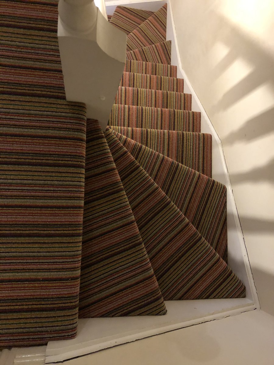 Today’s double hsl in Hugh Mackay Notting hill stripe  absolutely go big or go home #stunning <a href="/HughMackaySales/">Hugh Mackay</a> <a href="/Francis_Malvern/">Francis of Malvern</a> <a href="/IanSuth280208/">Ian Sutherland</a> <a href="/jwrightfooring/">John Wright</a>   #excellenceasstandard