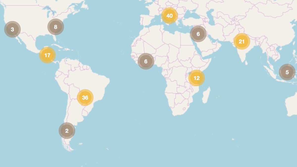 arduino's tweet image. We&apos;re already at 158 #ArduinoD20 celebrations across 64 countries (and counting)! Want to host an event of your own? Submit it by March 6th: day.arduino.cc