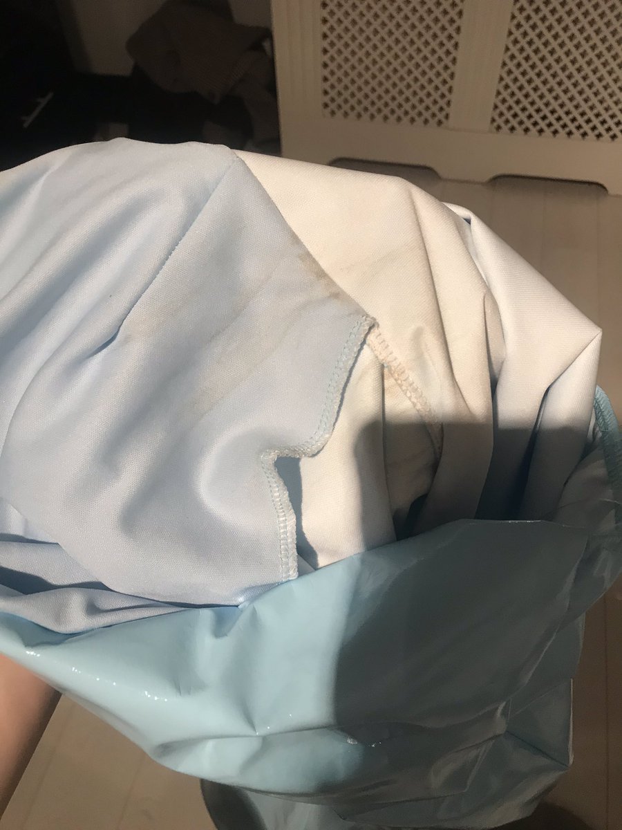 VictoriaKing18's tweet photo. @OfficialPLT once again your disgusting company has sent me an item covered in filth and stinks to high heaven! FOURTH TIME! Hygiene levels are absolutely disgraceful. You should be ashamed https://t.co/7Ilh0qaXba