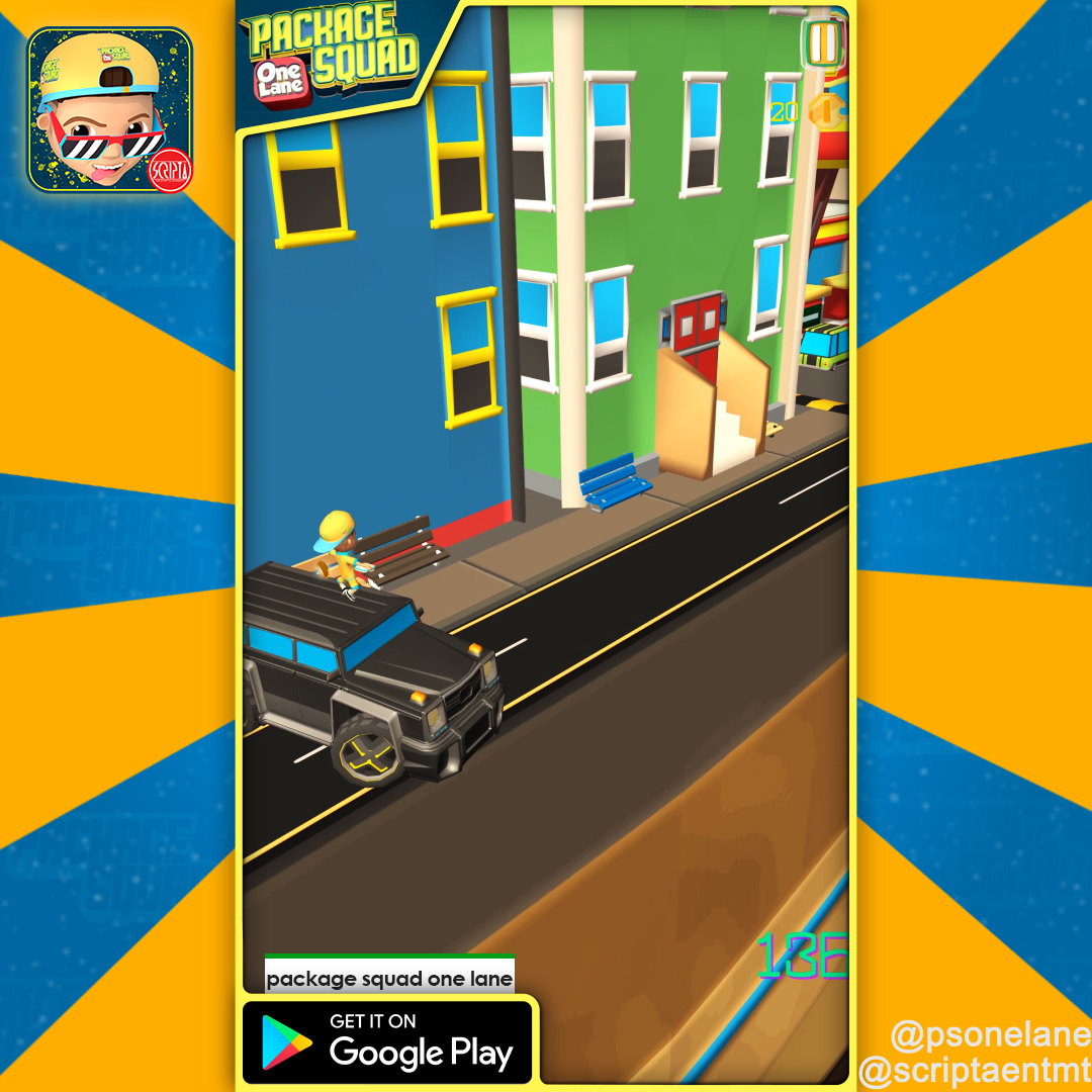 psonelane's tweet image. Watch out! for the SUV&apos;s  performing drifts in Package Squad: One Lane, Get it on Google Play (play.google.com/store/apps/det…)

#scriptaentmt #indiegame #indedeveloper #madewithunity #game #suv #exoticcars #gwagon