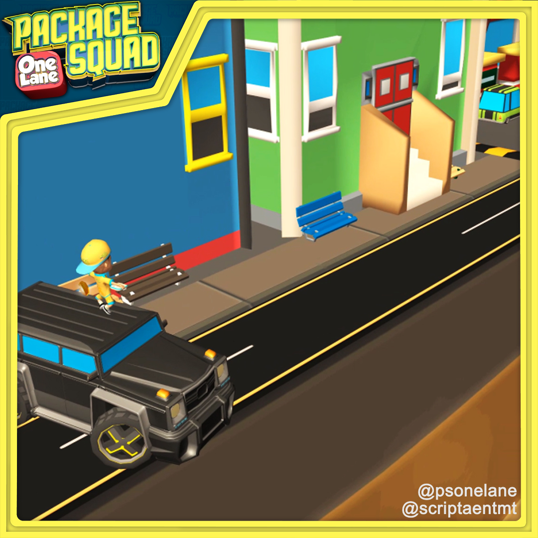 psonelane's tweet image. Watch out! for the SUV&apos;s  performing drifts in Package Squad: One Lane, Get it on Google Play (play.google.com/store/apps/det…)

#scriptaentmt #indiegame #indedeveloper #madewithunity #game #suv #exoticcars #gwagon