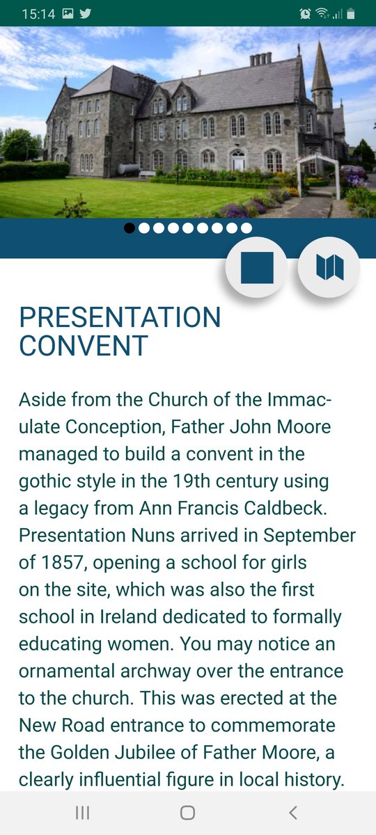 SavetheConvent's tweet image. The @sdublincoco heritage trail app launched today &amp;amp; features a section on Clondalkin's #Presentationconvent along with many other local historic sites of interest.
Unfortunatly the stunning views of the Convent will change drastically should its sale to #Bartra go ahead