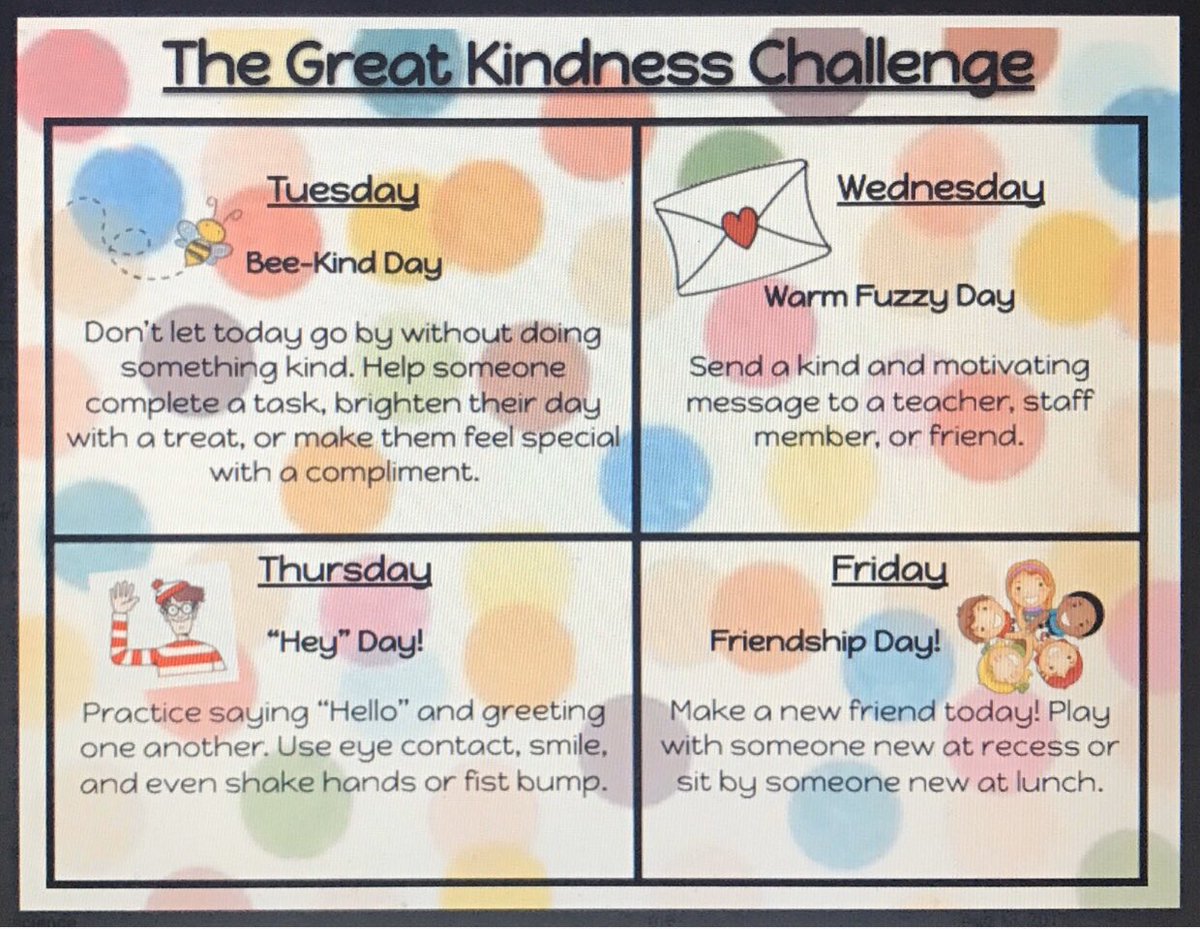 LAHester04's tweet photo. We took on today’s kindness challenge and wrote kind notes to our friends. @columbiaeschool https://t.co/URNfr3Qxac
