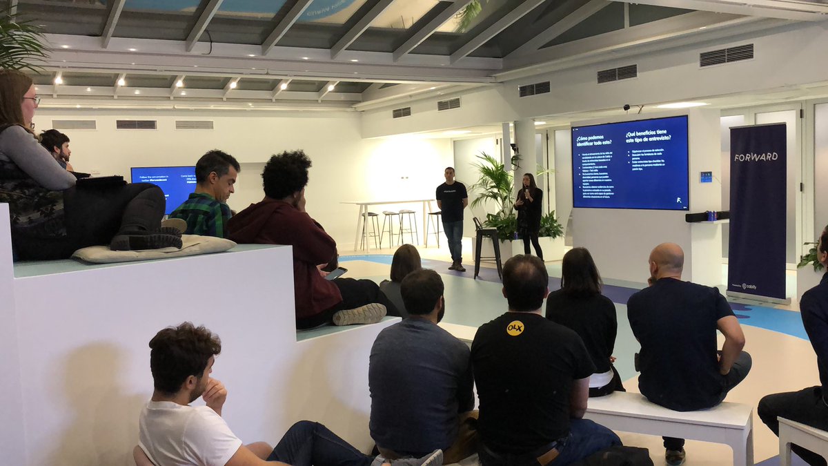 amuino's tweet photo. Explorar, evitar sesgos, evitar entrevistas checklist… importante y difícil ➡️ Invertir en formar a los entrevistadores! #forward @CabifyDev https://t.co/QLALXLccnT