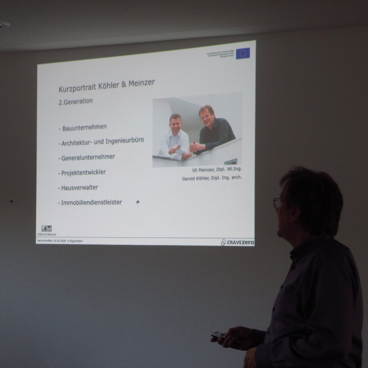CRAVEzeroEU's tweet photo. Next #H2020 #Stakeholder #WS of #CRAVEzero conducted today in #Eggenstein. Focus were #nZEB technologies and #businessmodels. Intensive discussions and great know-how transfer between #architects, #HVAC planners, #PV planners, #utilities, #banks, #consultants and @FraunhoferISE https://t.co/Ndp6DhQTKp