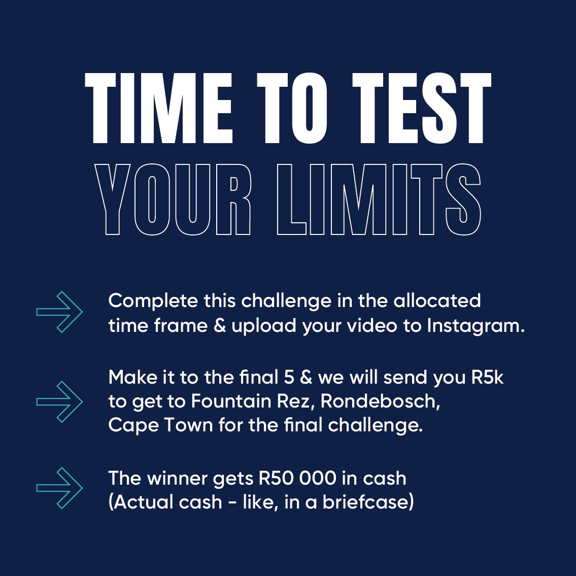 digsconnect's tweet photo. Challenge 4: Getting into your mind! π¦
Step 1:
Download the @VarsityVibeSA app. Generate your unique discount code. Create a mock order & apply your unique discount code!
Step 2:
See your instructions on the app π€«
Only 4 people will go through to the FINAL π#Digsaur2020 https://t.co/uRUsFS2C3K