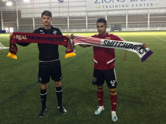 SwitchbacksFC's tweet photo. Thank you to the @RealMonarchs for having us out for the #WasatchWinterCup! https://t.co/5HGADEO295