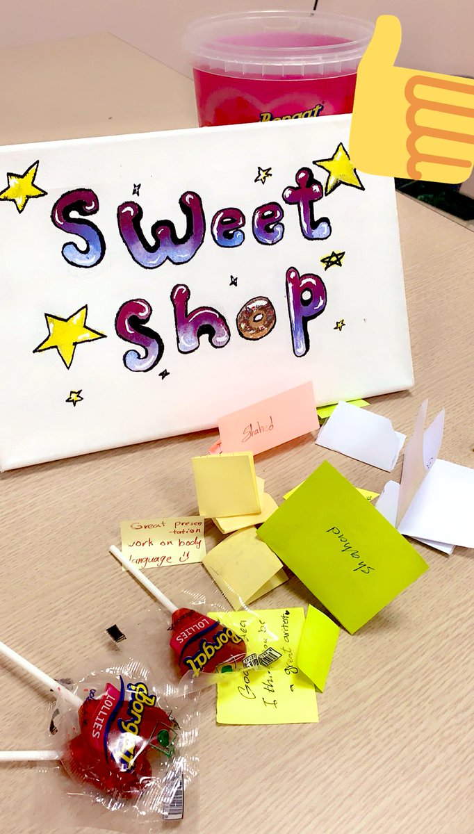 AmaniDTh's tweet photo. I’ve enjoyed your interesting #presentations. I appreciate your efforts and your chocolates. Go on dear students👏🏻#TUELC https://t.co/mKSb9iQRb5