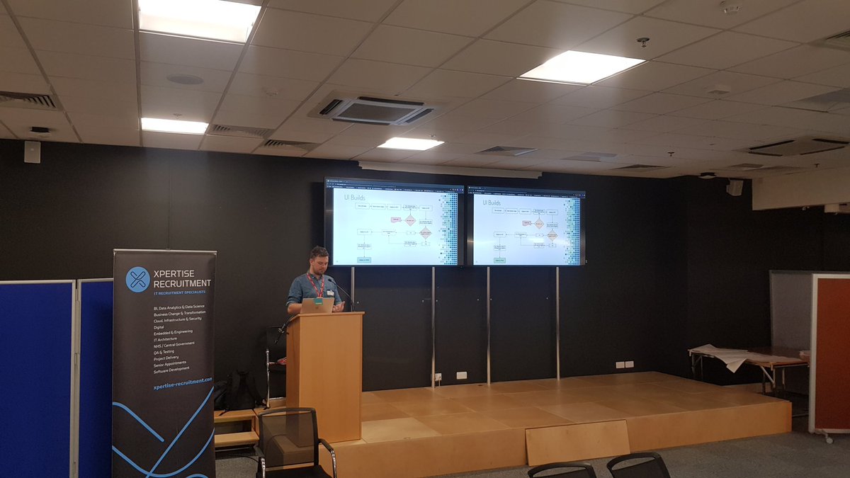 MoTCoventry's tweet image. Tom tells #MidsTest the process they went through for their UI builds.