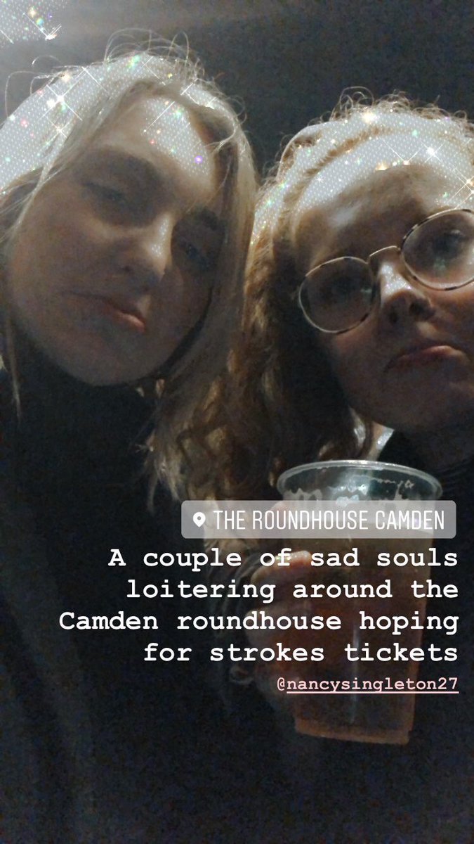 isfrantastic's tweet photo. Anyone want to sell 2 strokes tickets to 2 big fans who will be forever grateful  #thestrokes #camdenroundhouse #strokes #sad #iwillloveyouforever https://t.co/h4QomMRmYn