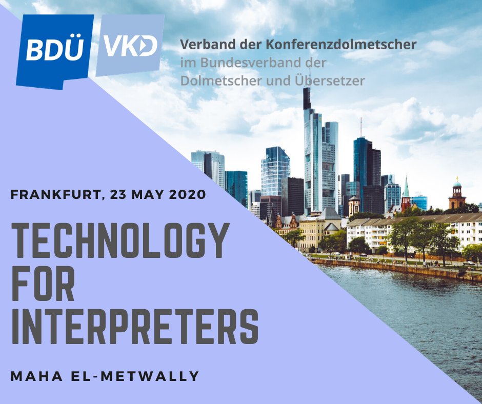 MahaElMetwally's tweet image. My next training on #tech4terps will take place in #Frankfurt on 23 May 2020. Many thanks to @VKDimBDUE  for the kind invitation. For more information, please visit: seminare.bdue.de/4685
