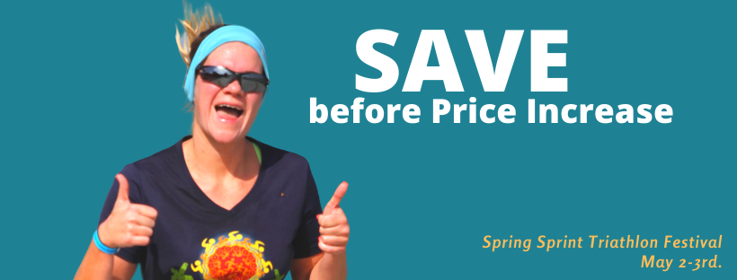 Hurry Prices Increase Soon! Get In Before Prices Increase ?Spring Sprint Triathlon - May 4&amp;5, 2020 conta.cc/3bPcW5X