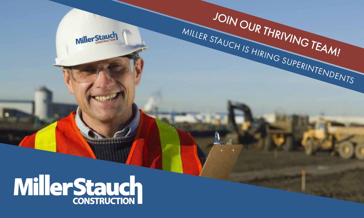 MillerStauch's tweet photo. Want to join a thriving team? Miller Stauch is growing and we are looking for Superintendents!

Apply today and help us to continue to build Kansas City.

https://t.co/RXXOJeIjTC https://t.co/FgM2fOqWqy