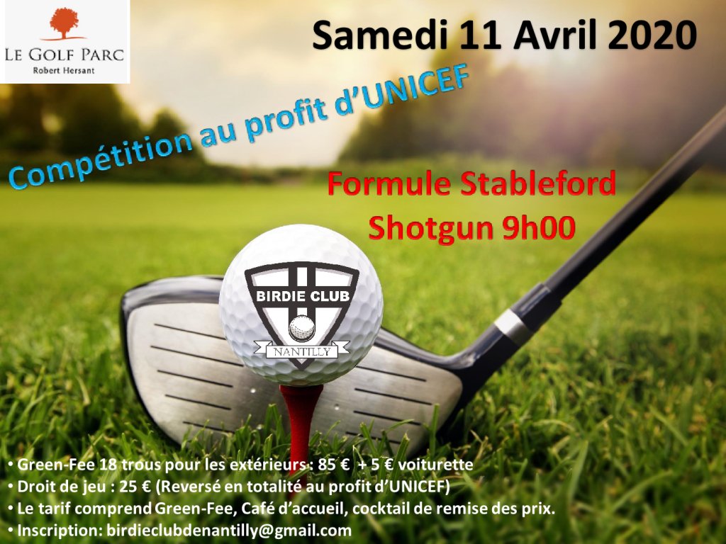 Unicef28's tweet photo. Le prochain rendez-vous des golfeurs https://t.co/K3jkDGgBzG https://t.co/qCAoERo9OQ