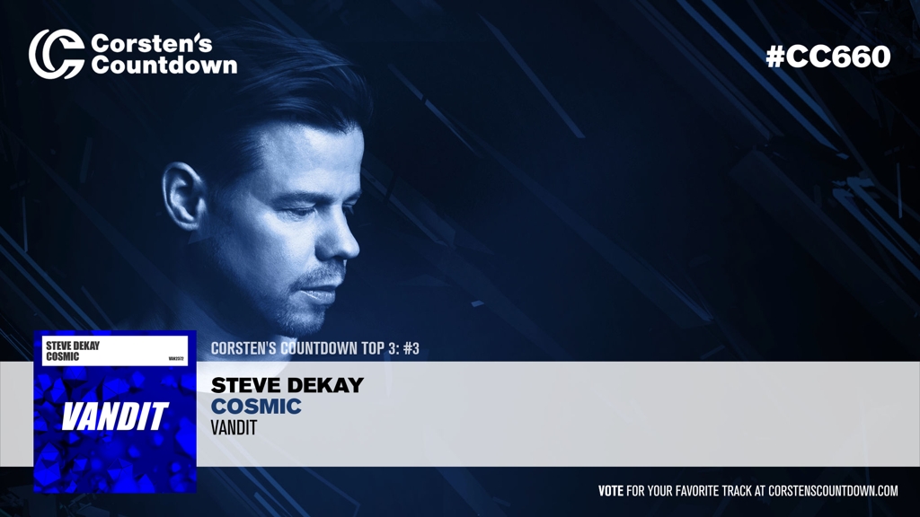 ResonationRadio's tweet photo. 10. At #3 this week we find the new @SteveDekay track “Cosmic” [@VanditRecords] #CC660 https://t.co/HxW9qCVNlT https://t.co/Wwr73xFB5y