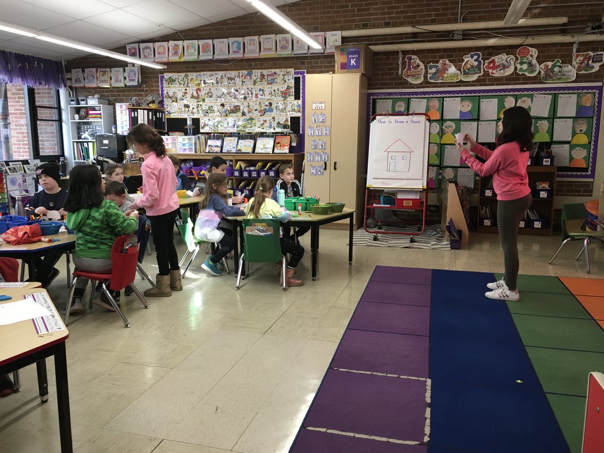 Today we were Mrs.Ewert class and they were making paper snowflakes! #kip109 #engage109