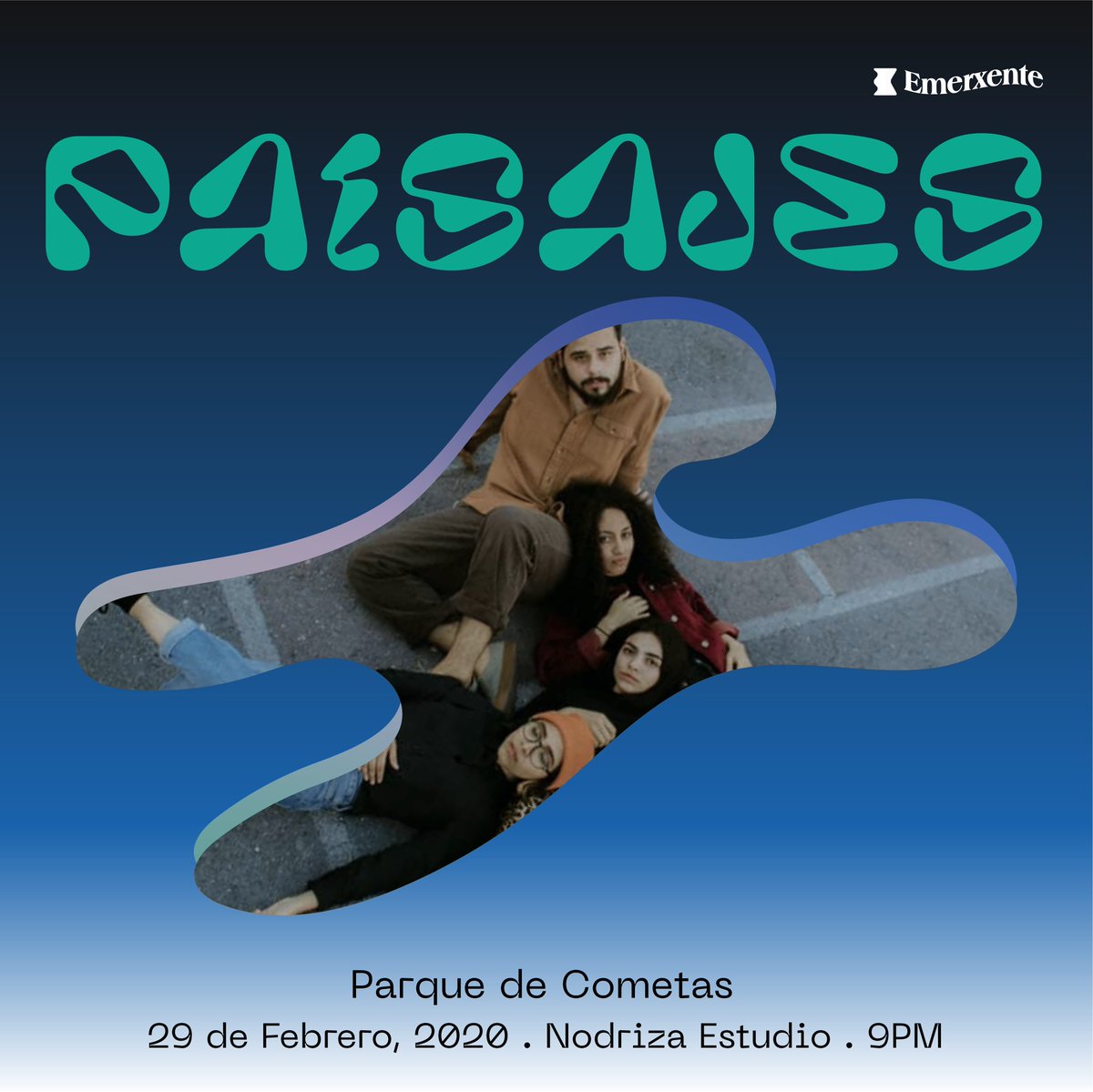 Tendremos a <a href="/paisajepaisaje/">PAISAJES</a> en su primera presentación del año este 29 de febrero ✌🏼 Nos vemos en <a href="/nodrizaestudio/">Nodriza Estudio</a> 👀