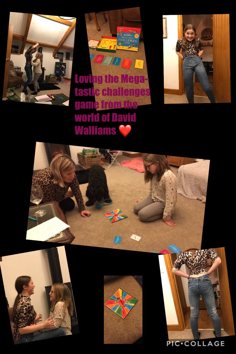 HelenHudson7809's tweet photo. Absolutely loving David Walliams Mega-tastic challenges games!! Half term fun! Thank #davidwalliams xxx https://t.co/kznJ2ISewA