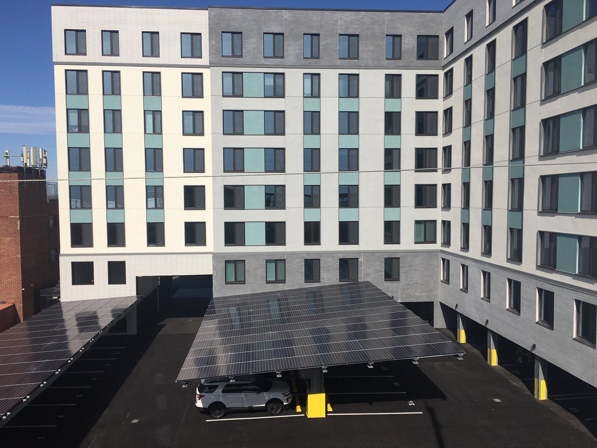 _SWinter's tweet image. Some photos from today&apos;s ribbon cutting ceremony for the opening of #SWAProject Beach Green Dunes II in Far Rockaway, NY. This affordable housing project is undergoing #PassiveHouse Certification. Read the press release here: bit.ly/2V7RPpA