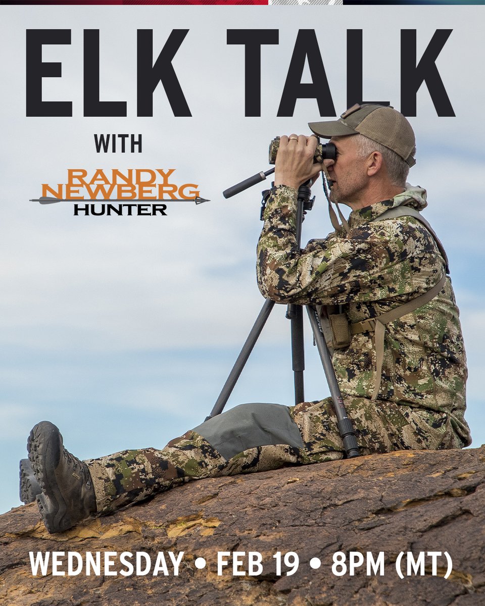 BowtechWomen's tweet photo. Tonight Elk Talk with Randy Newberg Hunter returns at 8PM MT! Text RANDY to 64600 to be notified when he goes live or visit the link below and turn on notifications!
https://t.co/VTokeilPDf
#elktalk #bowtech #bowtecharchery https://t.co/Lo6hlxszNO