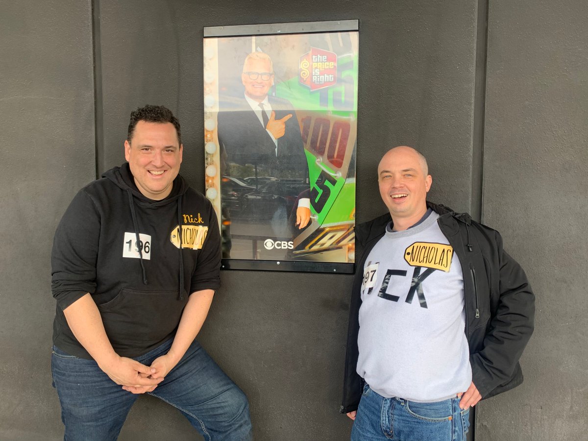 earwolf's tweet image. Come on down! For part 1 of @getrichnickpod tries the Price is Right! @nickvatterott's buddies Jim &amp;amp; Frank Marsilio stop by to talk about trying to get on the show, and tips on what to do. Then, the Nicks then head to Bob Barker studio with big hopes... h.earwolf.com/nick
