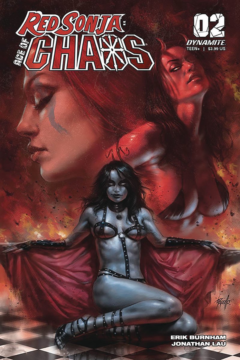 Out today lettered by me...
RED SONJA: AGE OF CHAOS #2

By @erikburnham, #JonathanLau, @cwillustrate, and  @social_myth 

From @DynamiteComics 

#NCBD #ComicBookLettering