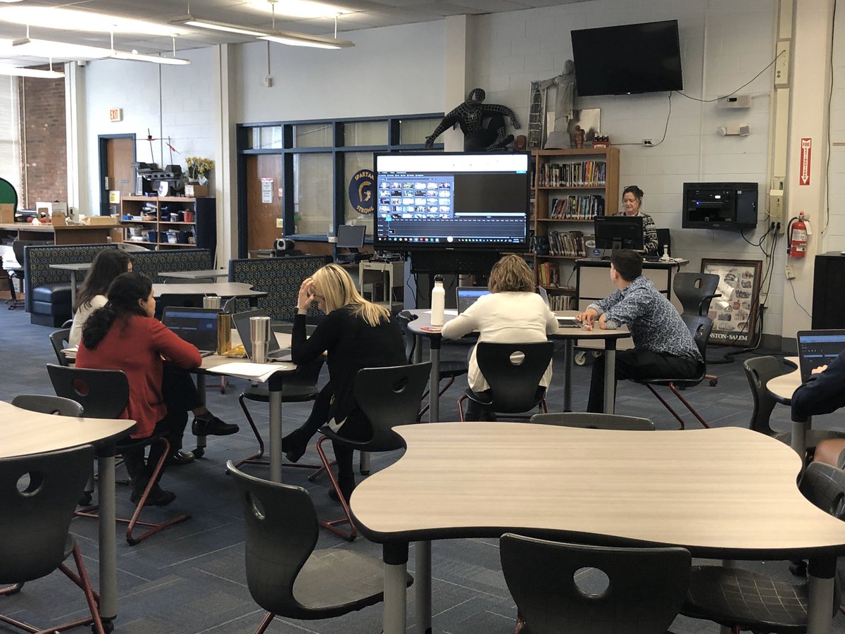 Mount Tabor High (@tabor_city) on Twitter photo Mount Tabor Media Coordinator Judy Uhrig leading a conversation and training on <a href="/WeVideo/">WeVideo</a> this afternoon during our Mount Tabor Early Release Day! #spartanstrong <a href="/TaborPTSA/">Mt. Tabor PTSA</a> <a href="/MTHSGuidance/">Mt Tabor Student Services</a> <a href="/MTHSMediacenter/">MTHS Media Center</a> <a href="/WSFCS_media/">WSFCS Media</a> <a href="/mttaboralumni/">mttaboralumni</a> <a href="/wsfcs/">WS/FC Schools</a> Mount Tabor Media Coordinator Judy Uhrig leading a conversation and training on <a href="/WeVideo/">WeVideo</a> this afternoon during our Mount Tabor Early Release Day! #spartanstrong <a href="/TaborPTSA/">Mt. Tabor PTSA</a> <a href="/MTHSGuidance/">Mt Tabor Student Services</a> <a href="/MTHSMediacenter/">MTHS Media Center</a> <a href="/WSFCS_media/">WSFCS Media</a> <a href="/mttaboralumni/">mttaboralumni</a> <a href="/wsfcs/">WS/FC Schools</a>