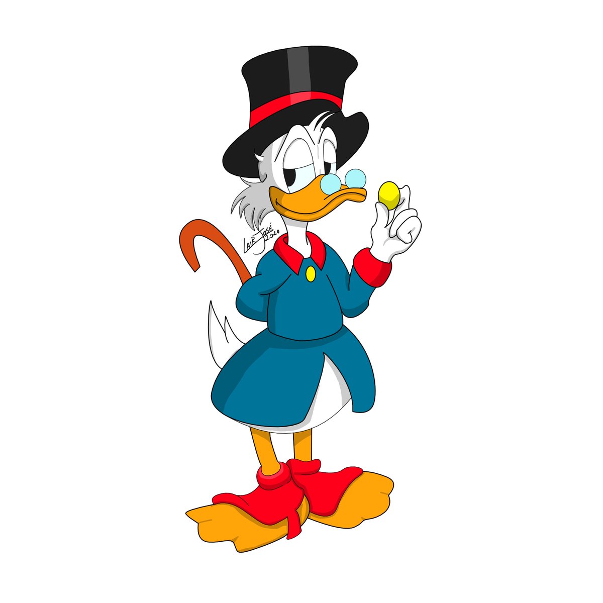 Como Desenhar o Tio Patinhas [Uncle Scrooge] - (How to Draw