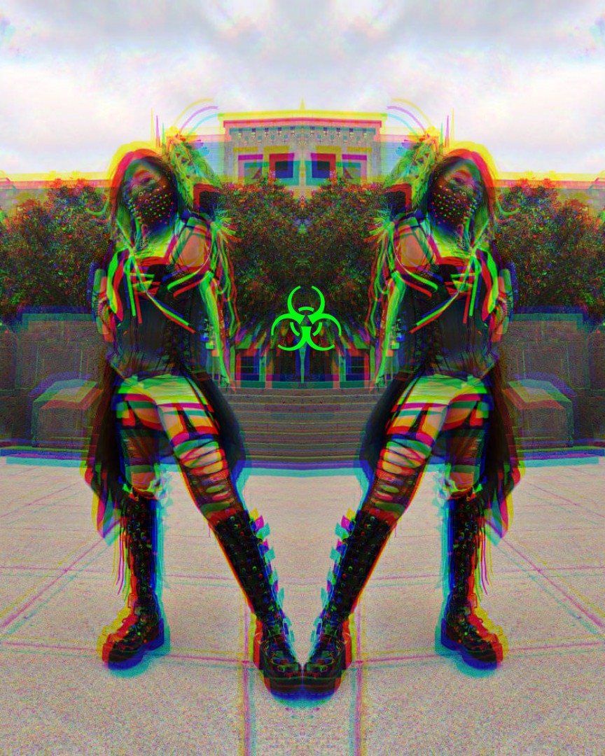 #cybergoth #toxickhandy #industrialdance #gothgirl #goth #gothaesthetic #alternative #MonumentoALaRevolución 
Saludos amigos