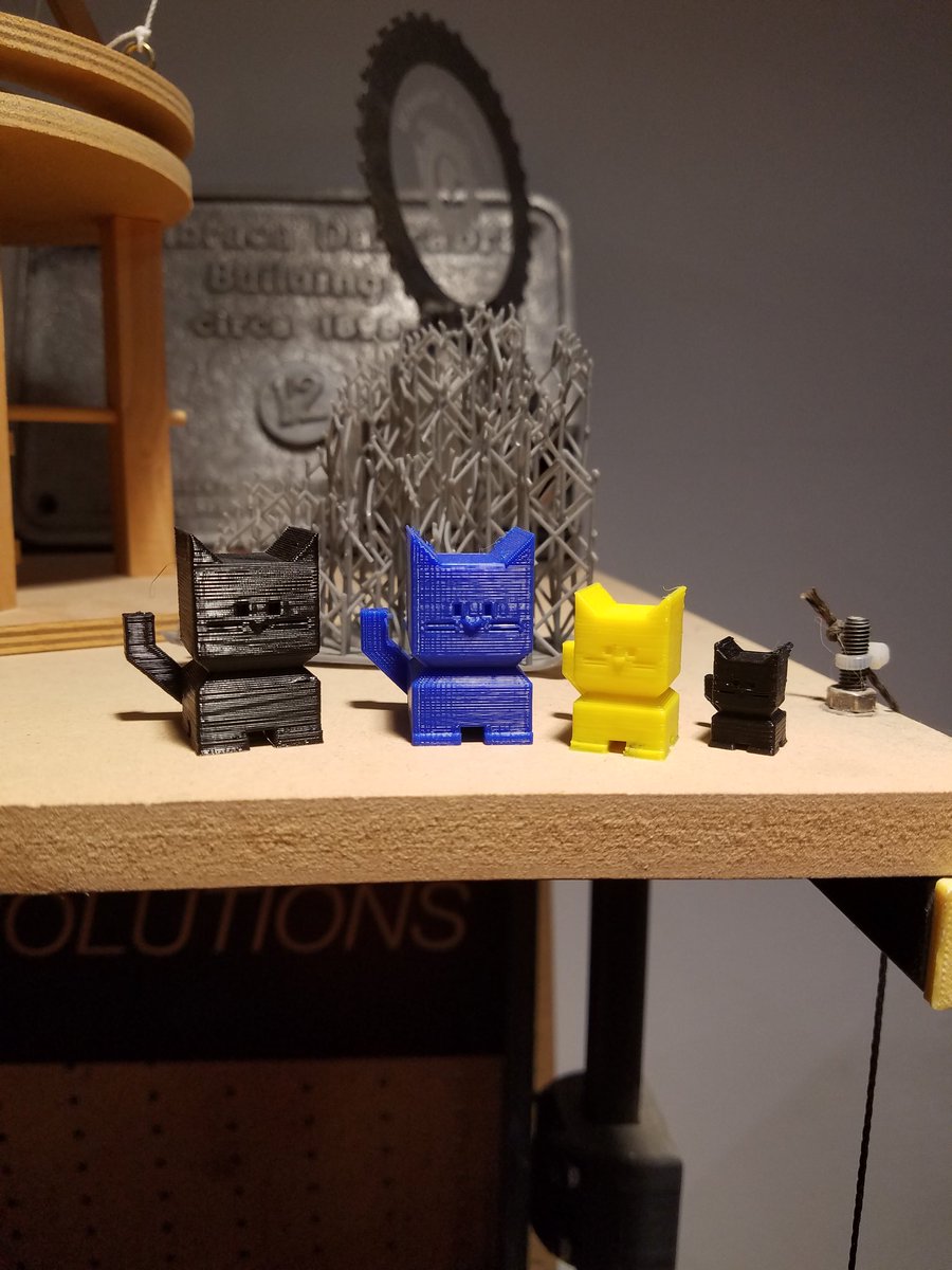 cak_attack's tweet image. I have recently "adopted" a 3d printed cat.  His name is mushroom. I have been taking pics of the little guy.  This will be an ongoing documentation of mushrooms adventures.