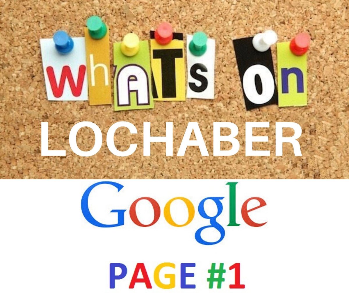 WLochaber's tweet photo. Page 1 of Google! 🚀🎉🥂🍾

We are having a wee celebration here at What's on Lochaber as we are now ranking on page 1 of google for "What's on Lochaber" after just under 2 months - We've got position 1 in our sites now - Thanks everyone.
https://t.co/PDAV1d54cE https://t.co/ZQlfktlvMC
