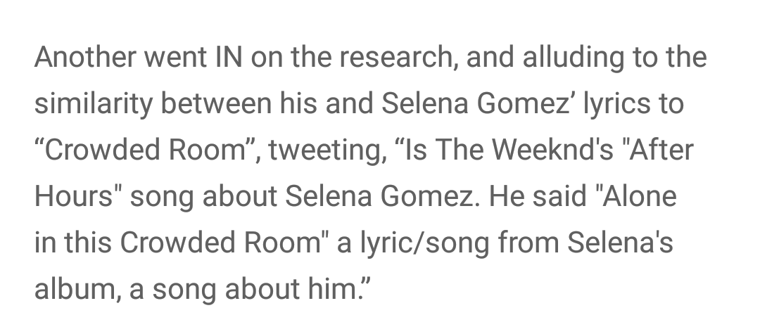 pltheweeknd's tweet photo. [Plotka] 10 stycznia na rynek muzyczny wypuszczony został nowy album byłej partnerki Abla - Seleny Gomez "Rare". 
Jak wiadomo para przez jakiś okres czasu miała styczność ze sobą, będąc w związku. Relacja ta + poprzednia skłoniła The Weeknd do stworzenia "My Dear Melancholy". + https://t.co/VwzRO67xpx
