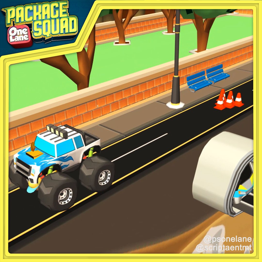 psonelane's tweet image. Slide under the monster trucks in the Package Squad: One Lane, Get it on Google Play (play.google.com/store/apps/det…)
#scriptaentmt #PackageSquadonelane #packagesquad #indiegame #indiedev #arcade #classic #isometric #madewithuniy #google #maya #monster #truck #cyber