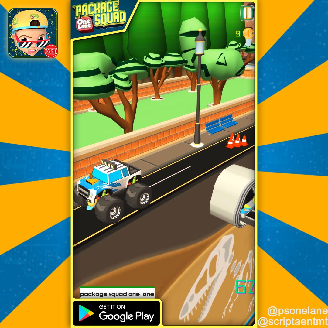 psonelane's tweet image. Slide under the monster trucks in the Package Squad: One Lane, Get it on Google Play (play.google.com/store/apps/det…)
#scriptaentmt #PackageSquadonelane #packagesquad #indiegame #indiedev #arcade #classic #isometric #madewithuniy #google #maya #monster #truck #cyber