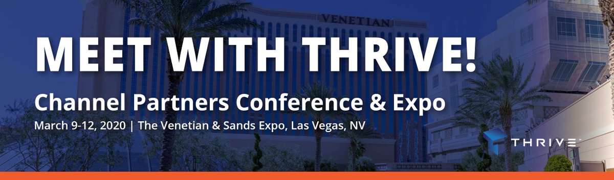 thrivenetworks's tweet photo. Meet with #Thrive next month during the Channel Partners Conference &amp; Expo in Las Vegas! Meet with us poolside at the Palazzo Cabanas onsite at the Venetian. Request a meeting today! https://t.co/1zFrNRzjSz https://t.co/CetBNaHcyO
