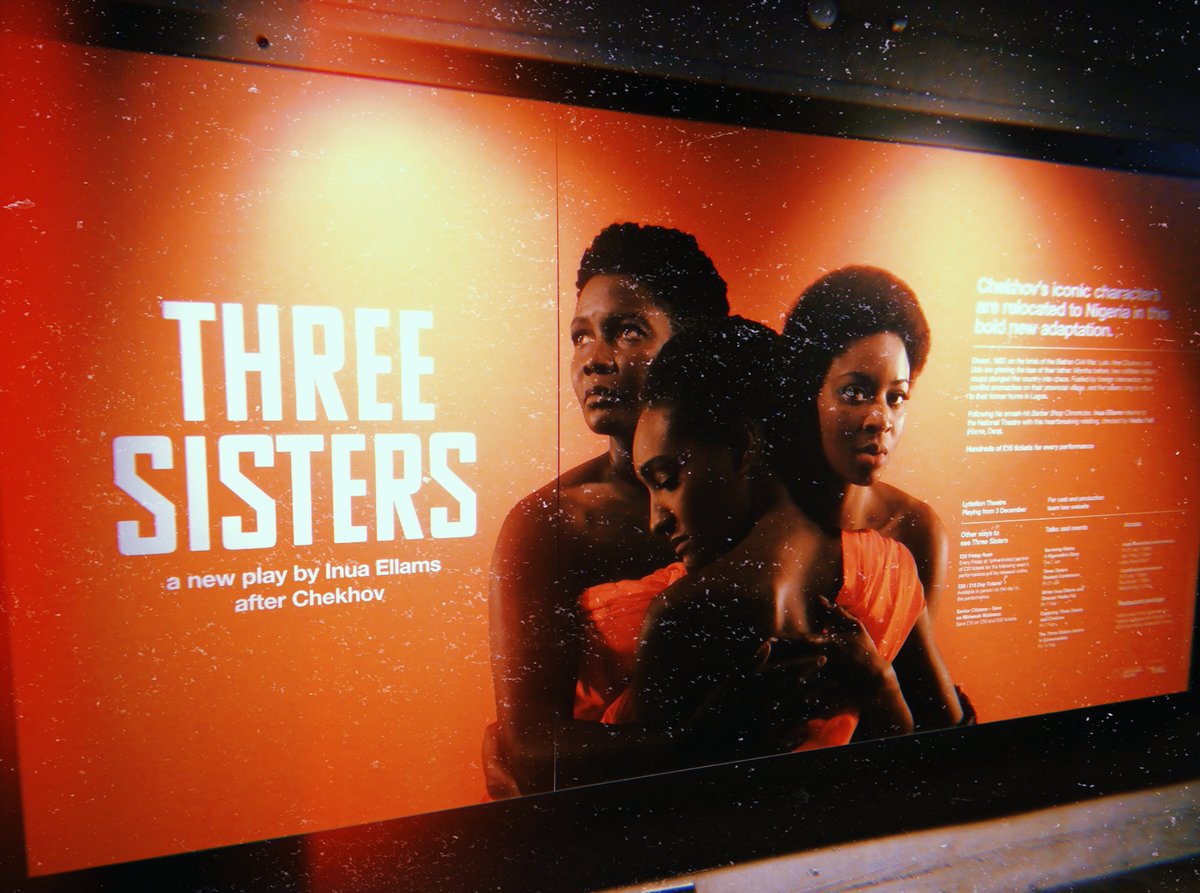 _Awissi_'s tweet photo. Watched "Three Sisters" by @InuaEllams. What a powerful play! I got introduced to an important part of history  I was not already familiar with. So much beauty and engagement on stage! To the whole team, thank you for this experience!
#sistertime @ingvildtsl https://t.co/n9FHwHUYbQ