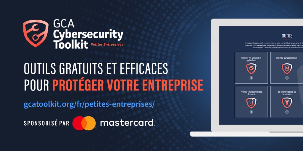 Exactly one year ago today, the #GCAToolkit was launched, a unique project sponsored by @mastercard that changed the way #SmallBusinesses understand their own #CyberSecurity. Help us spread the word. Join our mission: globalcyberalliance.org/looking-back-g… &amp; globalcyberalliance.org/un-regard-en-a…