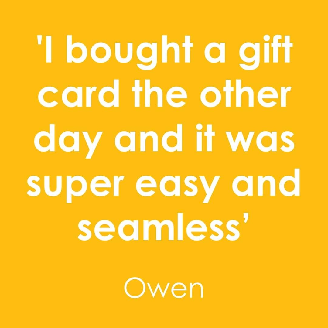 It never gets boring to read customer feedback - thanks Owen!