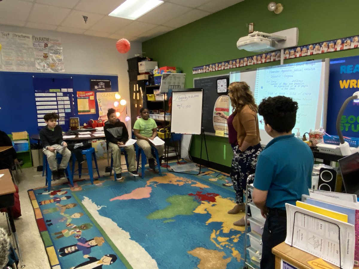 Fifth graders are acting out the three branches of government because rigor is real at WYES! ⁦<a href="/JCPSKY/">JCPS</a>⁩ ⁦<a href="/JCPSAsstSuptAIS/">Nate Meyer</a>⁩