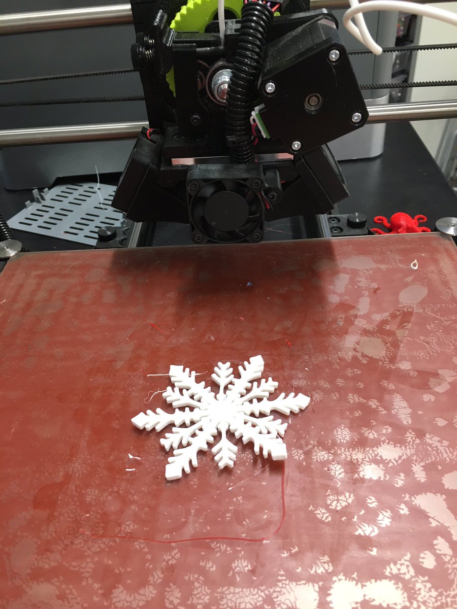 Celebrating snow in makerspace!